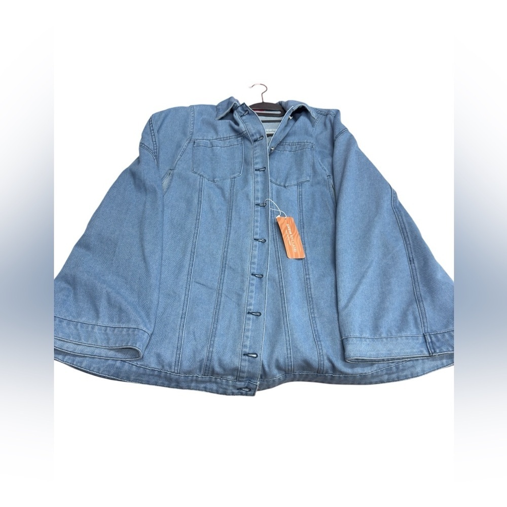 SHEIN Light Blue Denim Jacket - Picture 6 of 8